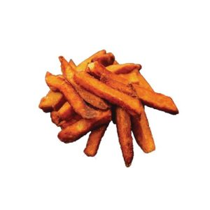 Fries with plum powder